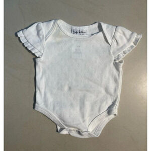 Nicole Miller White Top For Girls Size 0/3 Months
